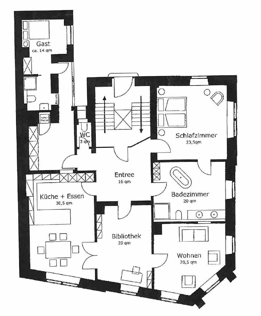 Historischer Charme, modern interpretiert — Grundriss